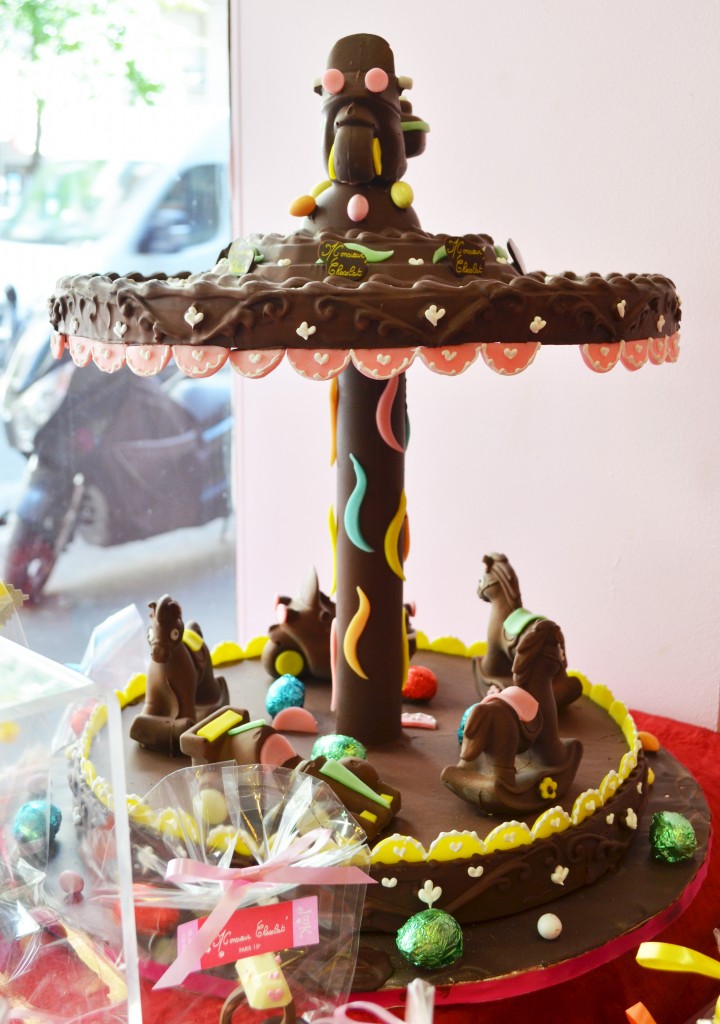 Carrousel en chocolat