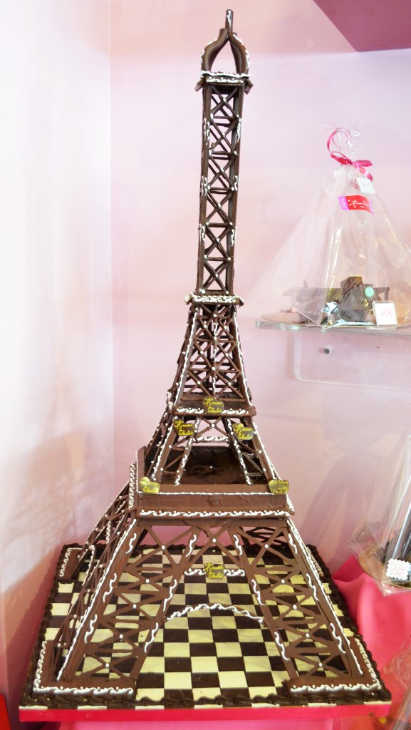 Tour Eiffel en chocolat