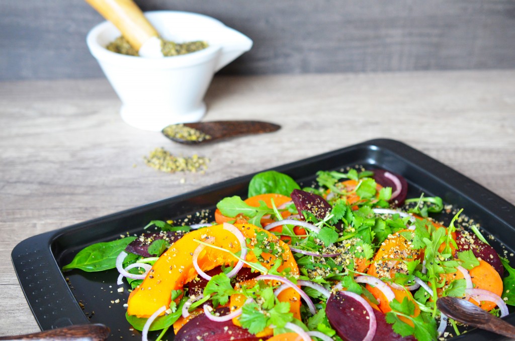 Salade de légumes d'automne au Vitaliseur