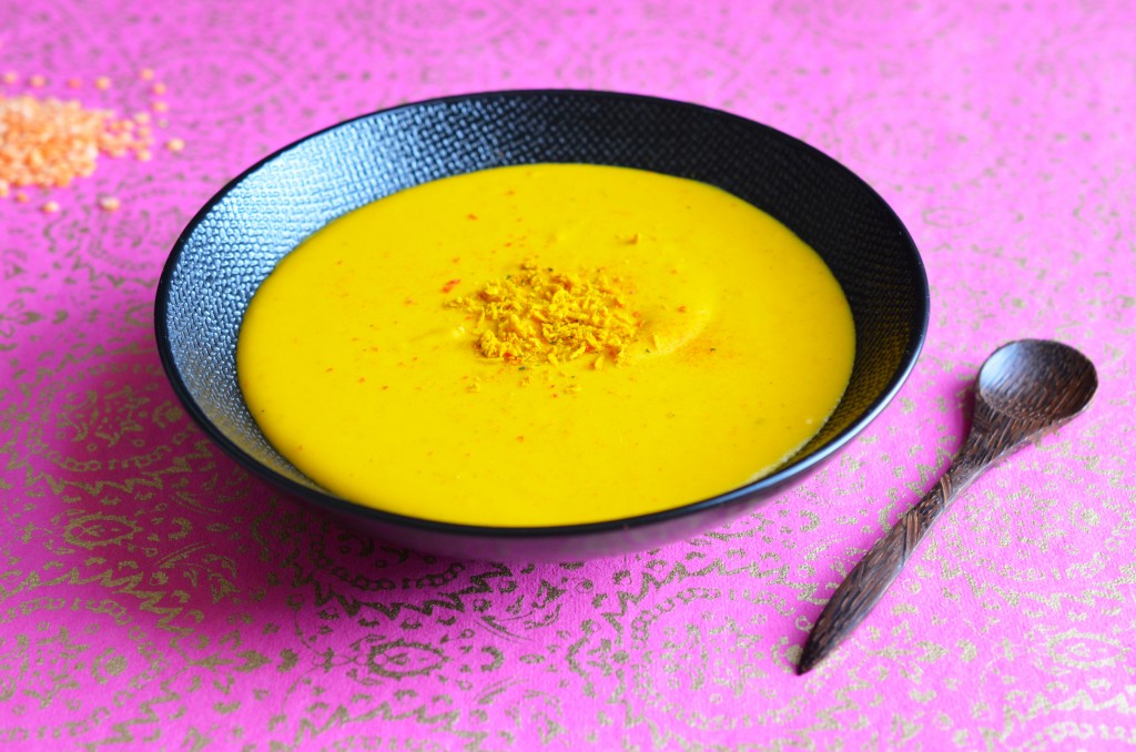 Velouté de lentille corail à l'indienne 2