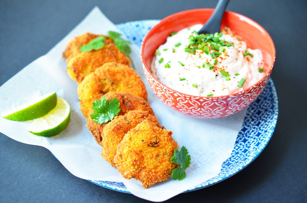 Assiette de crab cakes