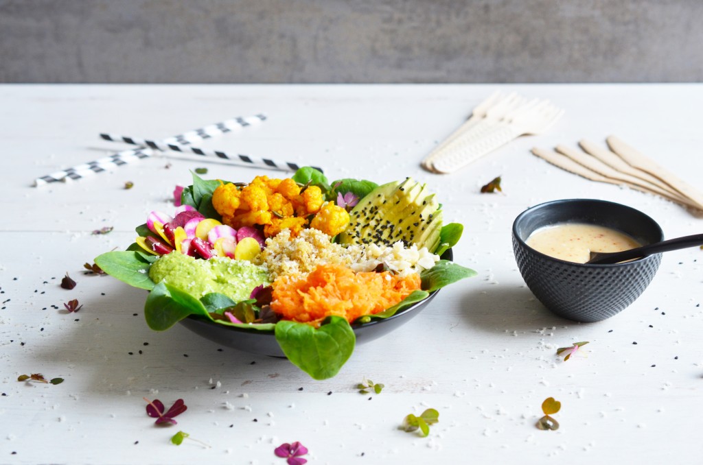 Buddha Bowl et sauce tahini 2